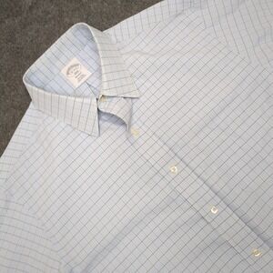 Brooks Brothers Regent Non Iron All Cotton Gingham‎ Dress Shirt Mens 16 4/5